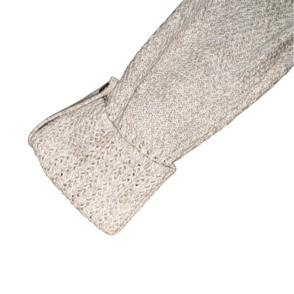 Westport Womens Cuffed Sleeve Open Front Cardigan-Oatmeal-XL-NWT - Picture 5 of 8